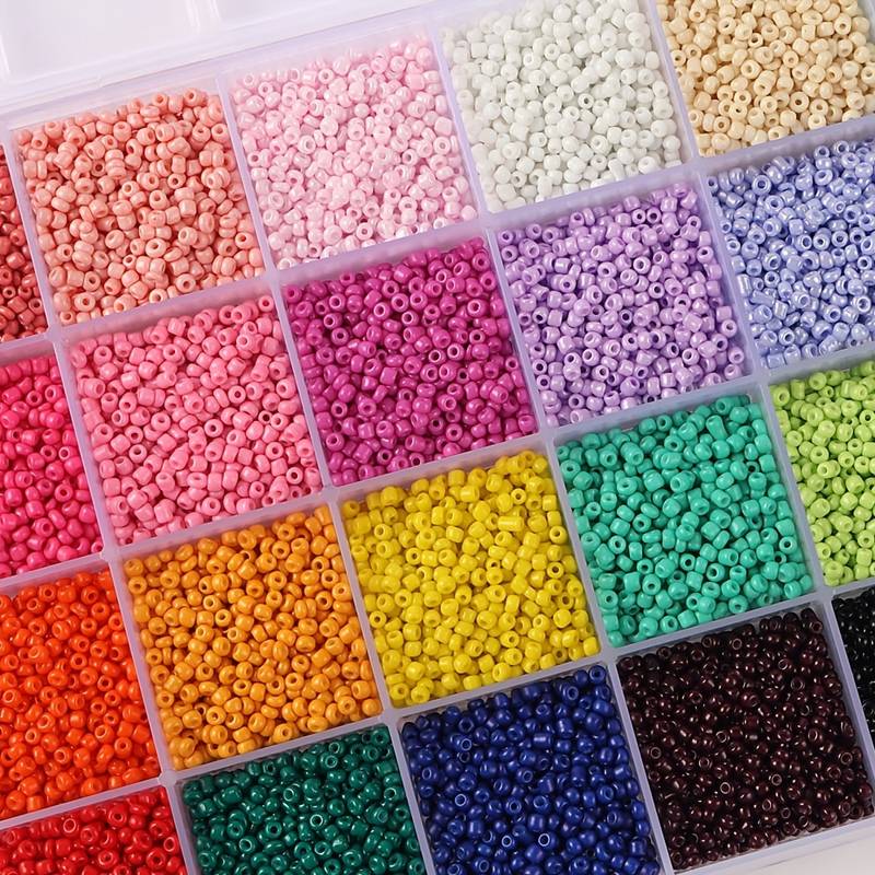 Up to 3000 Multicolor Seed Beads – Jewelry Making Supplies for DIY Bracelets, Necklaces & Crafts
