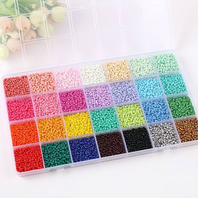 Up to 3000 Multicolor Seed Beads – Jewelry Making Supplies for DIY Bracelets, Necklaces & Crafts