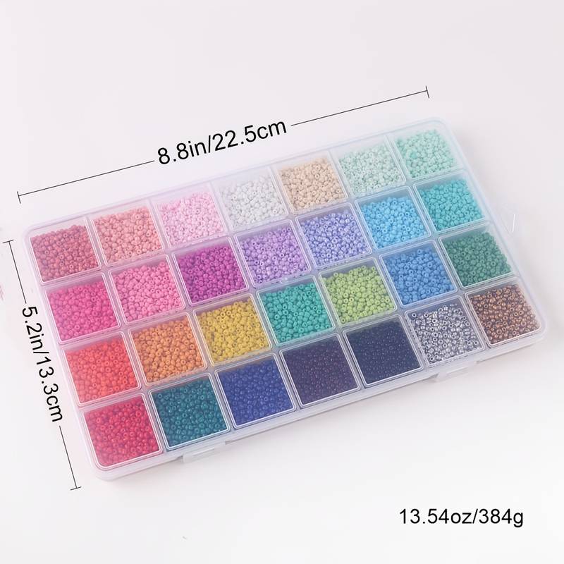 Up to 3000 Multicolor Seed Beads – Jewelry Making Supplies for DIY Bracelets, Necklaces & Crafts