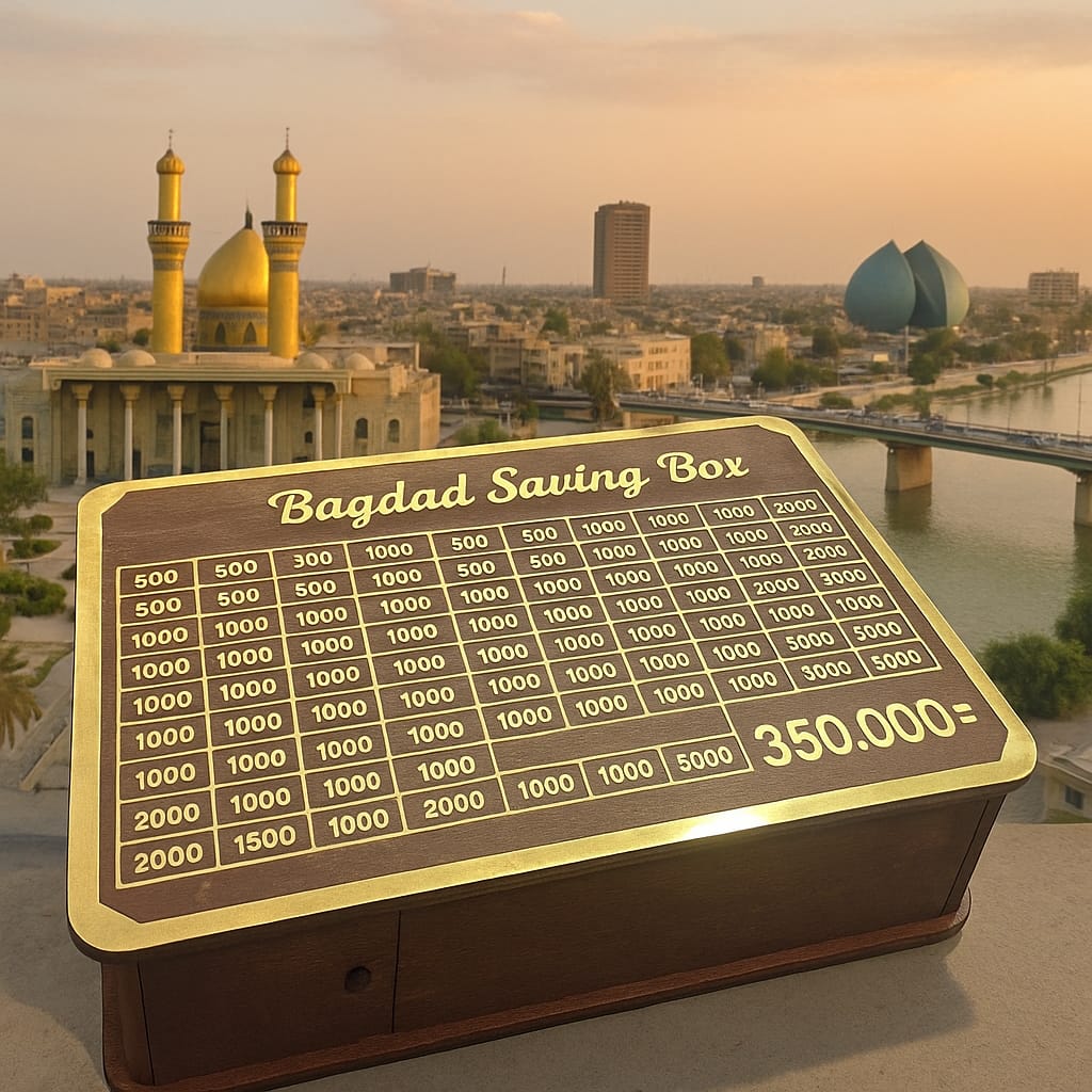 Most Trending Baghdad Money Saving Box Amount 350,000 | Quality A+1