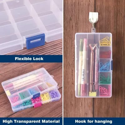 15-Grid Jewelry Storage Box – Elegant Organization for Your Precious Pieces