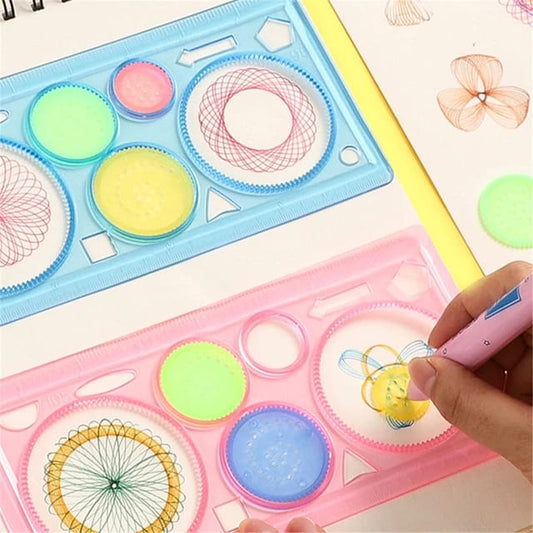 Spirograph Geometric Creative Design Ruler.