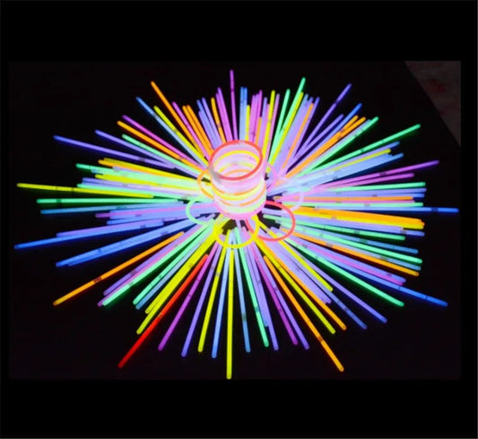 50 PCs Mix Colour Glow Sticks Jar