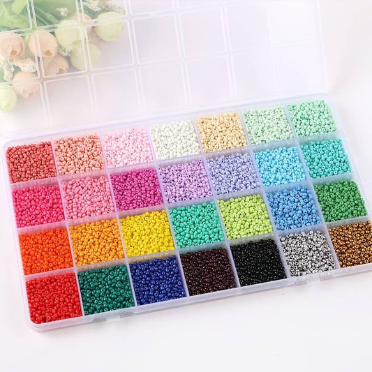 Up to 3000 Multicolor Seed Beads – Jewelry Making Supplies for DIY Bracelets, Necklaces & Crafts