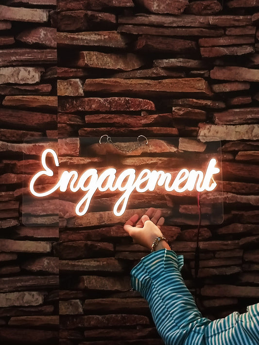 Engagement Neon Sign – Celebrate Your Special Moment in Style! ✨